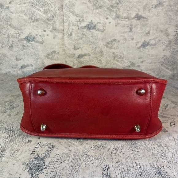 Vintage Coach Red 9366 Legacy Shoulder/Crossbody Bag Made in USA - Picture 6 of 14